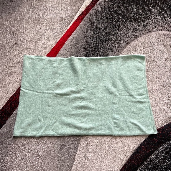 In2 By InCashmere Mint Green Cashmere Topper Poncho - Picture 1 of 3